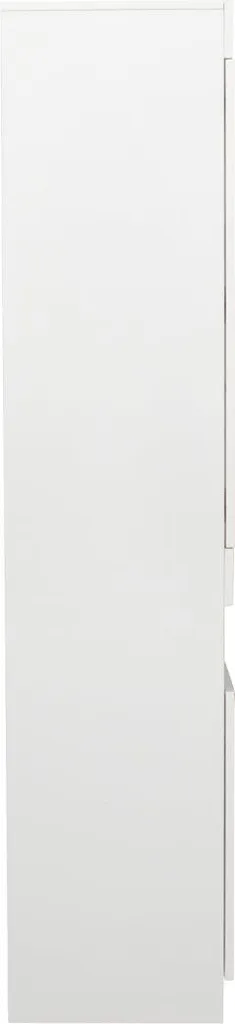 Vitrine LED noire avec 2 portes vitrées - Meuble de salon noir 160cm - 9