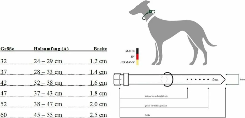 Collare per cani Hunter Aalborg Brown XS 24-29 cm - 6