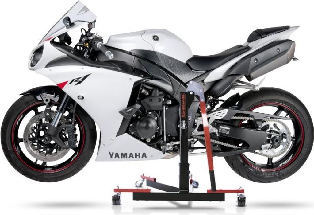 CS Power Evo-Zentralständer für Yamaha YZF-R1 07-14 Rot