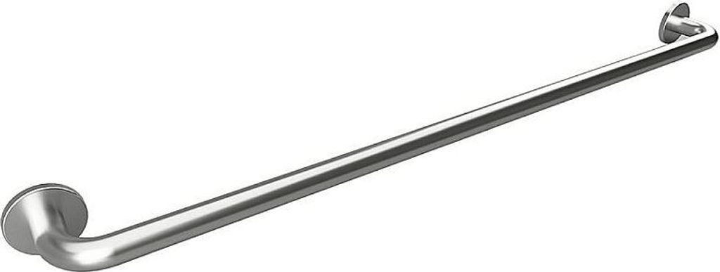 BELP Haltegriff Edelstahl gebürstet mit Abdeckung 1180x80x106 mm, 120 kg Traglast für Bad & WC >> zum Bohren