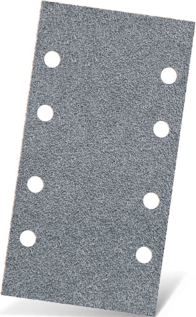 MENZER Platinum Klett-Schleifblätter, 180 x 93 mm, 8-Loch, f. Schwingschleifer, Halbedelkorund (50 Stk.) K400