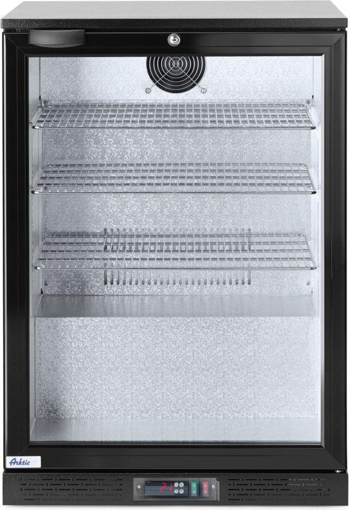 Bar-Kühlschrank eintürig, Arktic, 105L, Schwarz, 220-240V/120W, 600x530x(H)865mm
