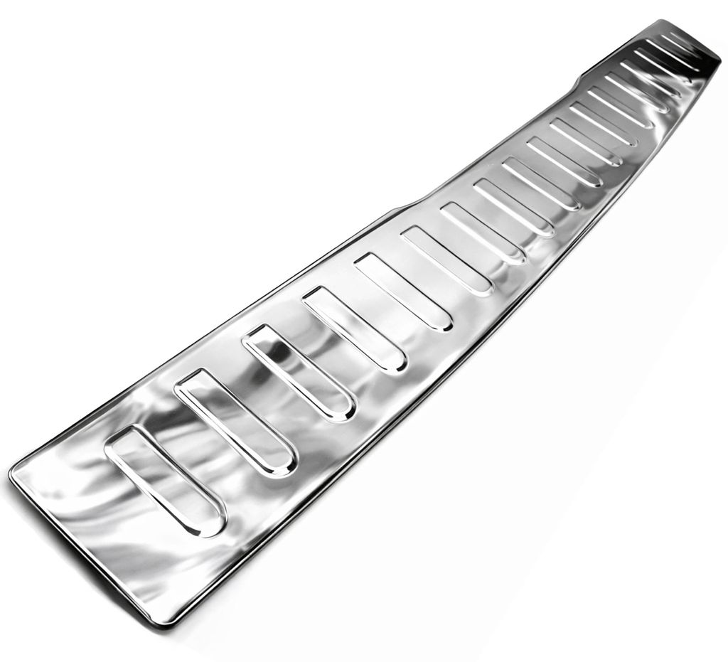 Protezione paraurti in acciaio inox lucido 130 cm per Immagine del prodotto 