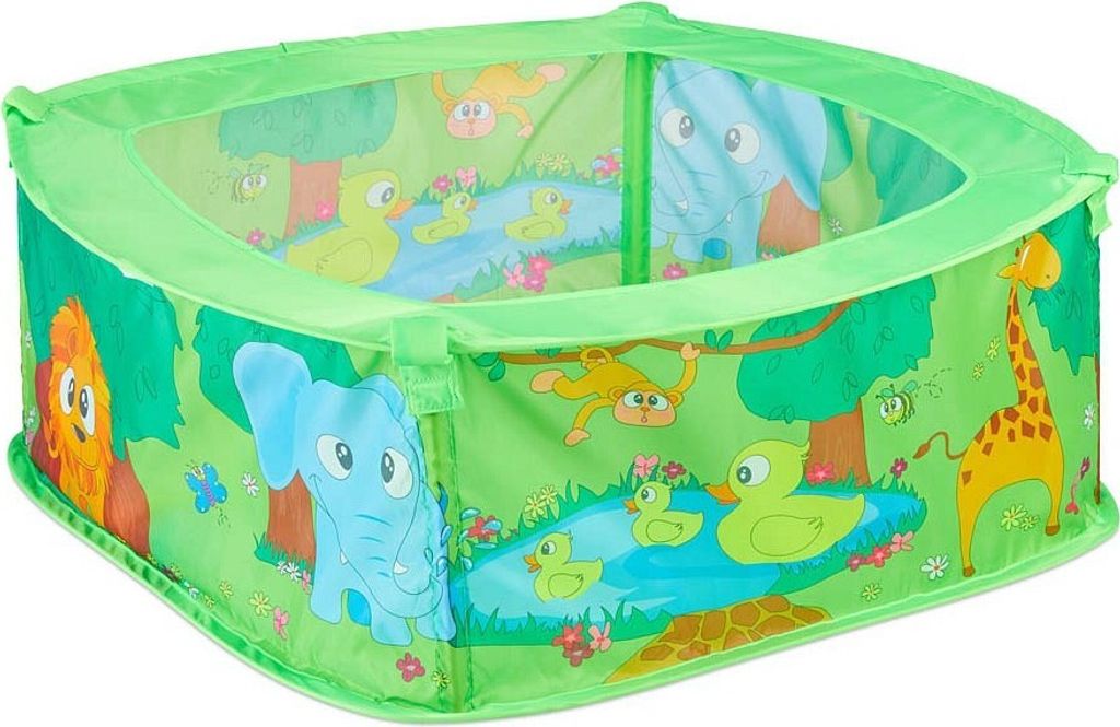 relaxdays Jungle Ball Pool zielony 80,0 x 80,0 x 29,0 cm Zdjęcie produktu 2