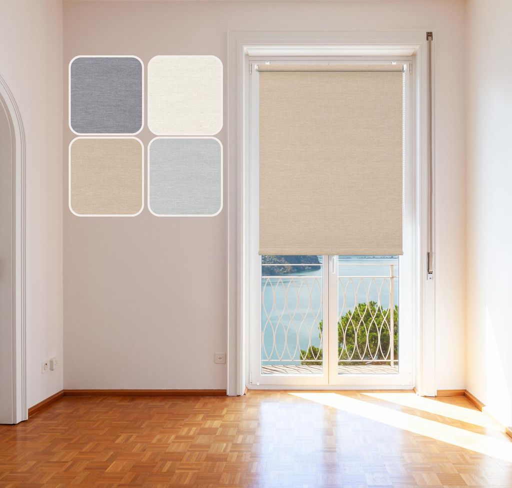 "Scandi", 80x150cm Beige, Tageslichtrollo