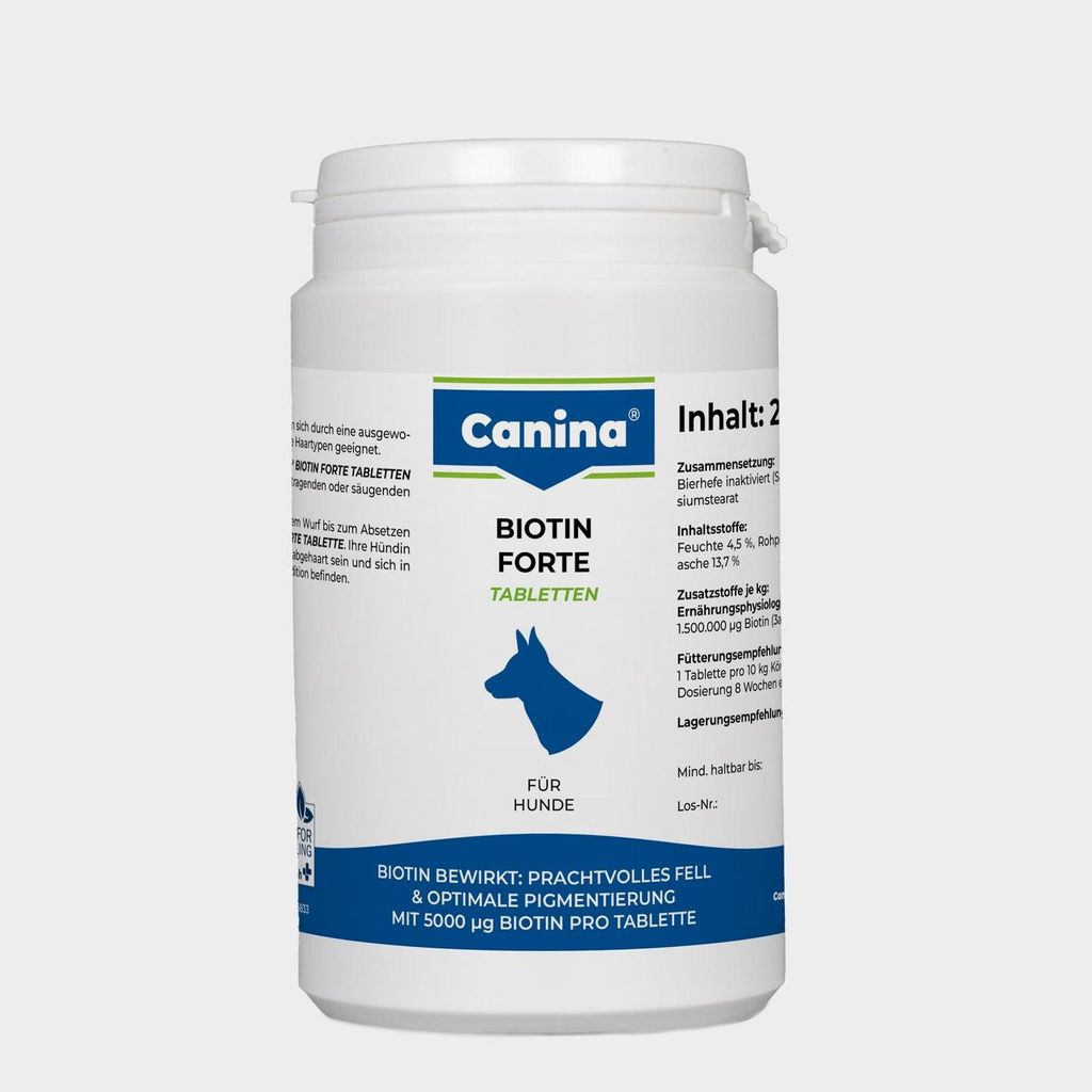 Canina Biotin Forte, Hund, Tablet, Haut & Haarkleid, Produktbild 
