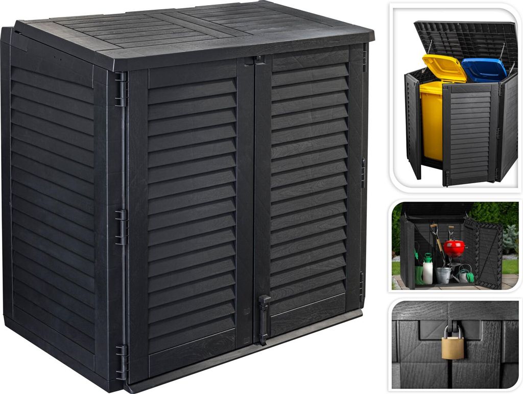Prograrden Garden Storage Box Multifunktional 117 x 74 x 110 cm Ko-Y54401050