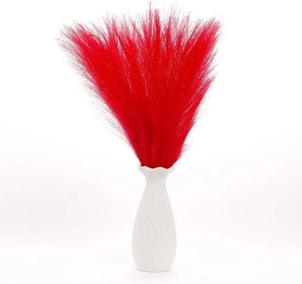 Bouquet de fleurs séchées artificielles rouges - Déco lot de 20 tiges