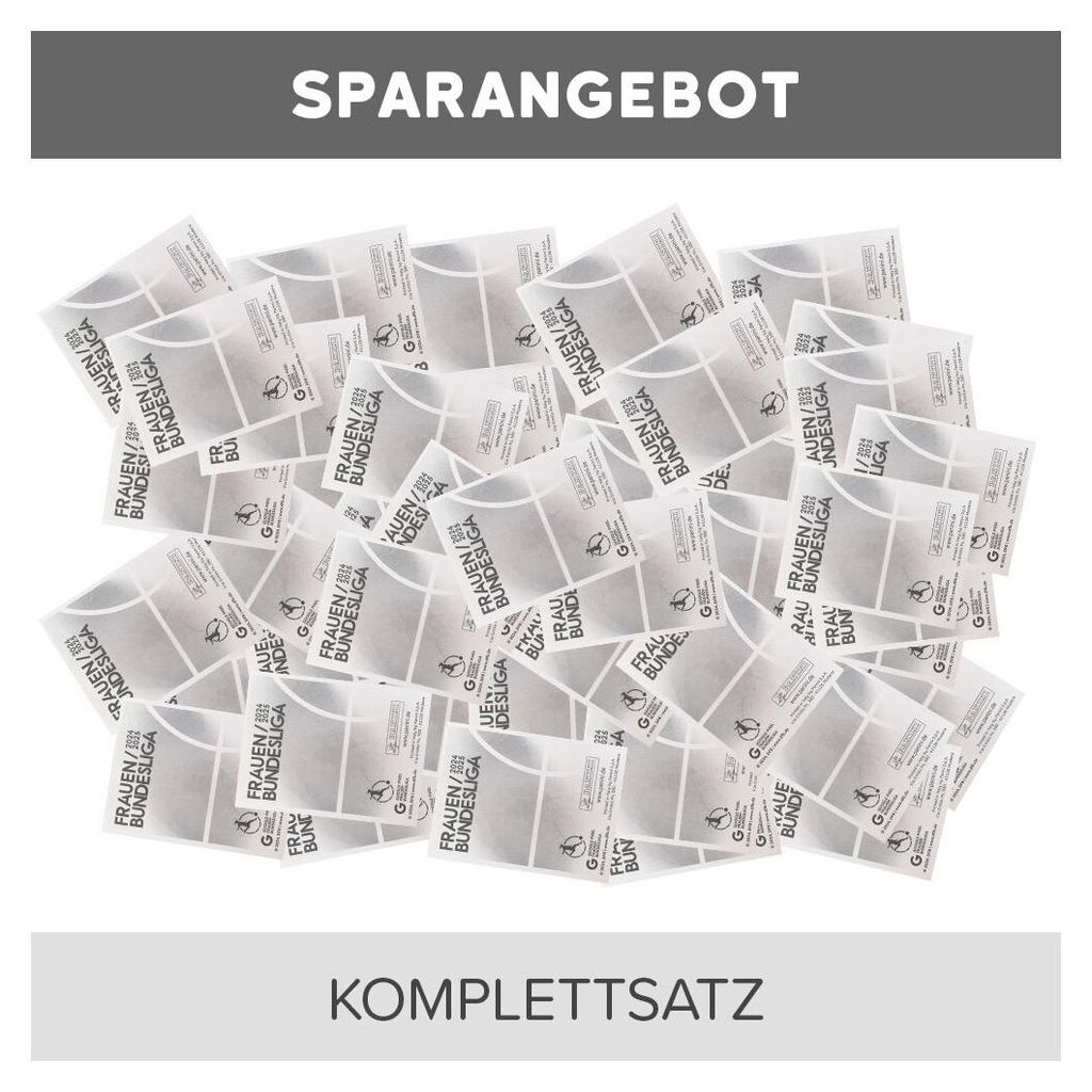 Frauen Bundesliga - 2024/2025 - Sammelsticker - Komplettsatz mit 340 Sticker