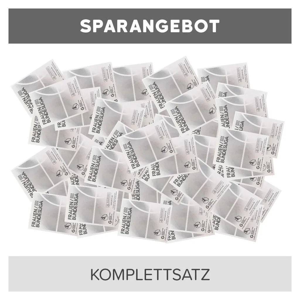 Collection Bundesliga féminine 2024/2025 : 340 stickers sans doubles
