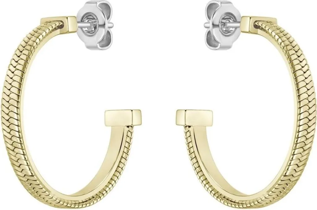 Anneaux Zia 1580483 plaqués or brillant avec finition minimaliste