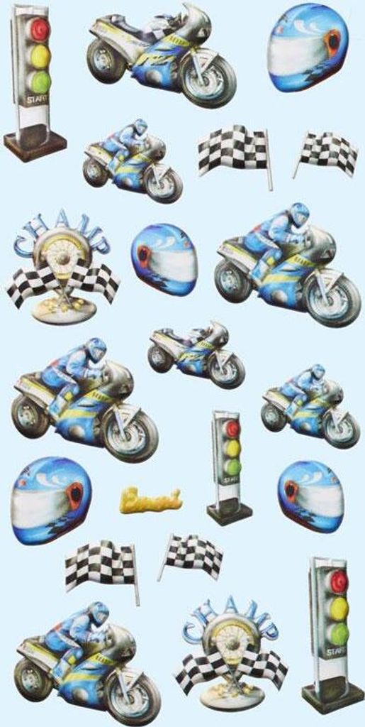 SOFTY - Sticker Motorrad
