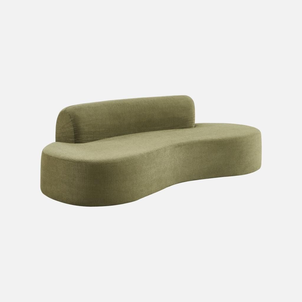sweeek - Organisch geformtes 3-Sitzer Sofa mit Produktbild 
