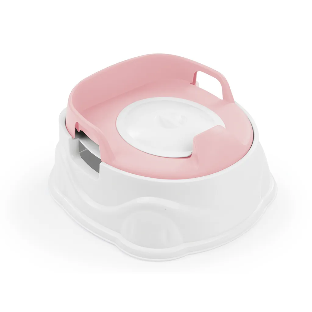 Pot d'apprentissage pour bébé fille 3 en 1 avec tiroir lavable rose