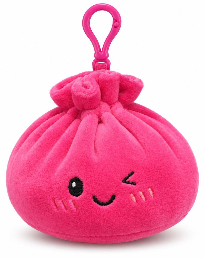 Plush Dumpling Kawaii Bagclip Taschenanhänger Produktbild  KI-generiertes Bild