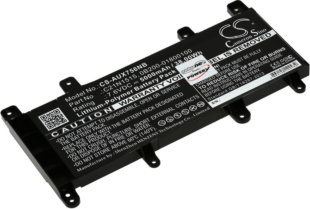 Akku für Laptop Asus K756, K756U, K756UA