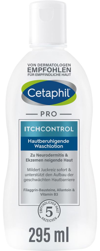 Cetaphil Pro Itch Control Waschcrème, 295 ml. Crème Productafbeelding 