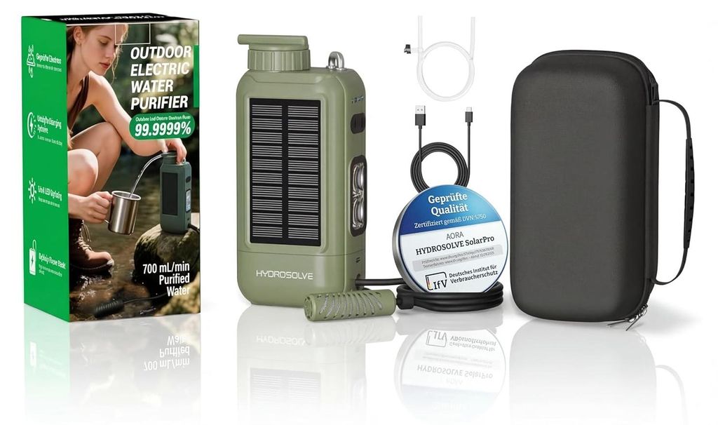 HYDROSOLVE SolarPro Outdoor Wasserfilter – elektrisch, Produktbild 