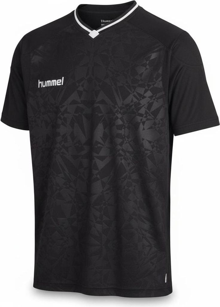 hummel Herren Sirius Short Sleeve Jersey Trikot, Schwarz, S