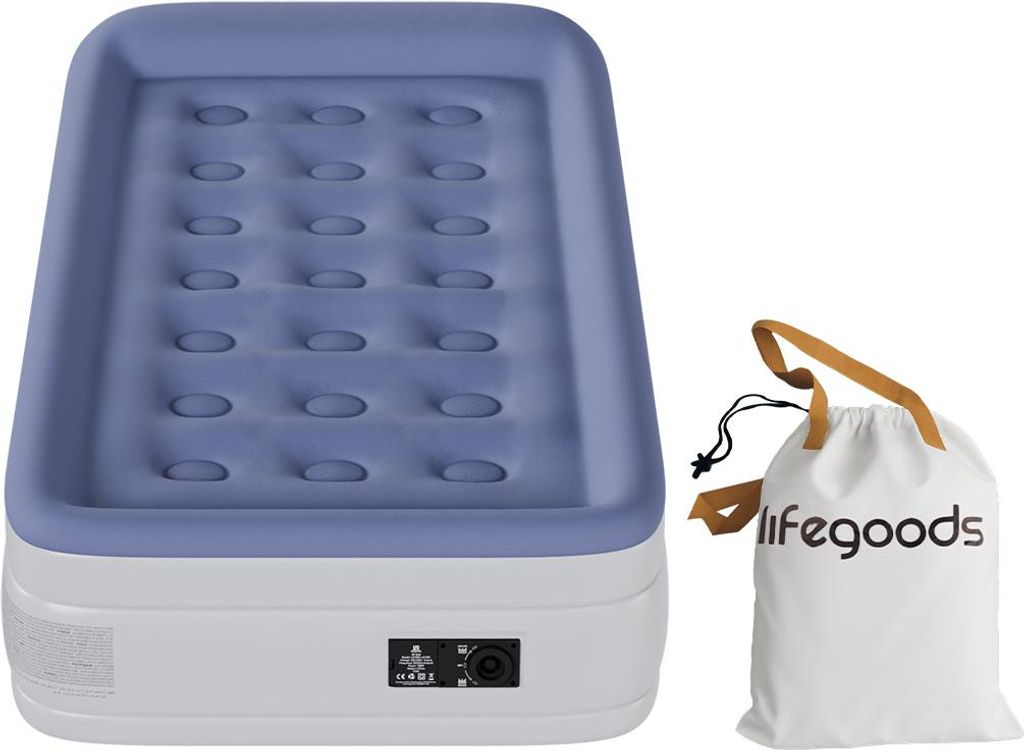 LifeGoods Luftbett - 1 Person - Luftmatratze mit Produktbild 