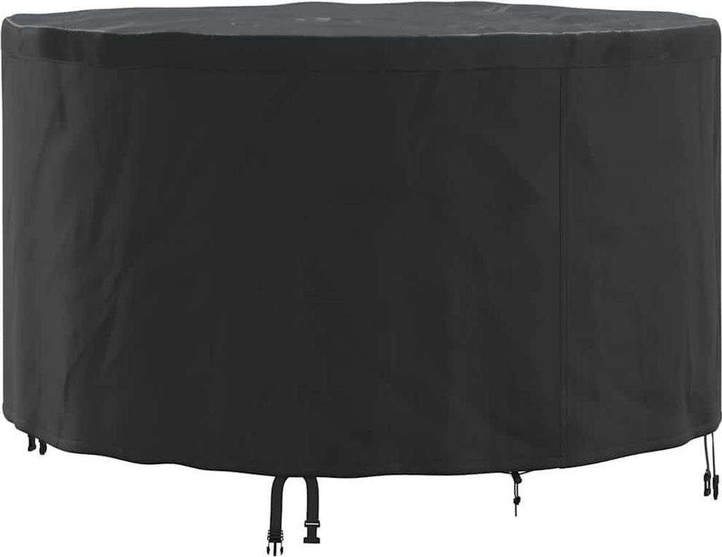 Gartenmöbelabdeckung Schwarz 128 x 128 x 71 cm 420D-Gewebe