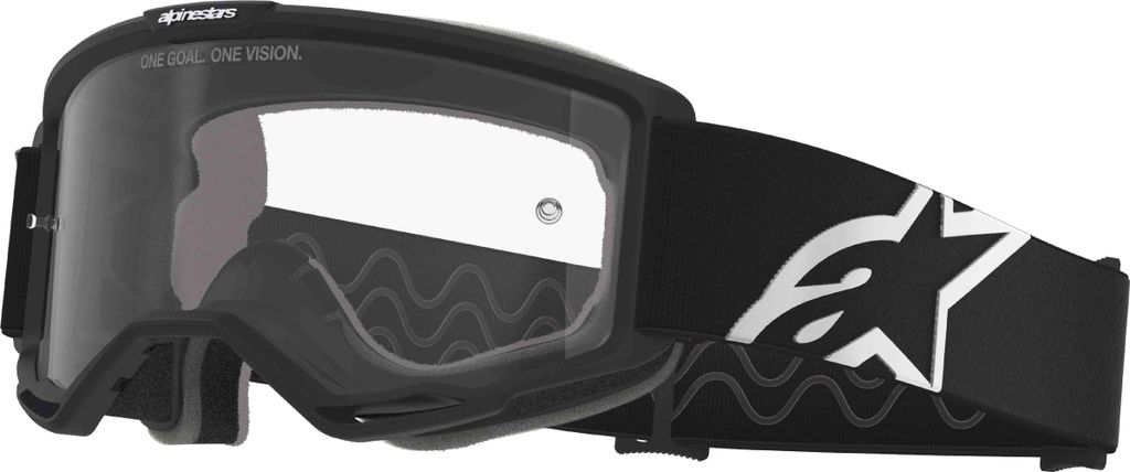Alpinestars Vision Otg Offroad Goggles Nero Nero Taglia Immagine del prodotto 