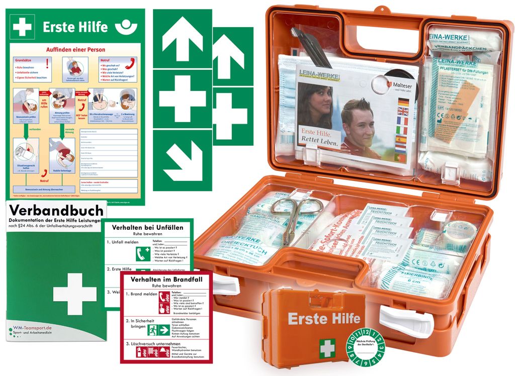 Erste-Hilfe-Koffer BG -Komplettpaket- für Gewerbe -aktuelle Produktbild 