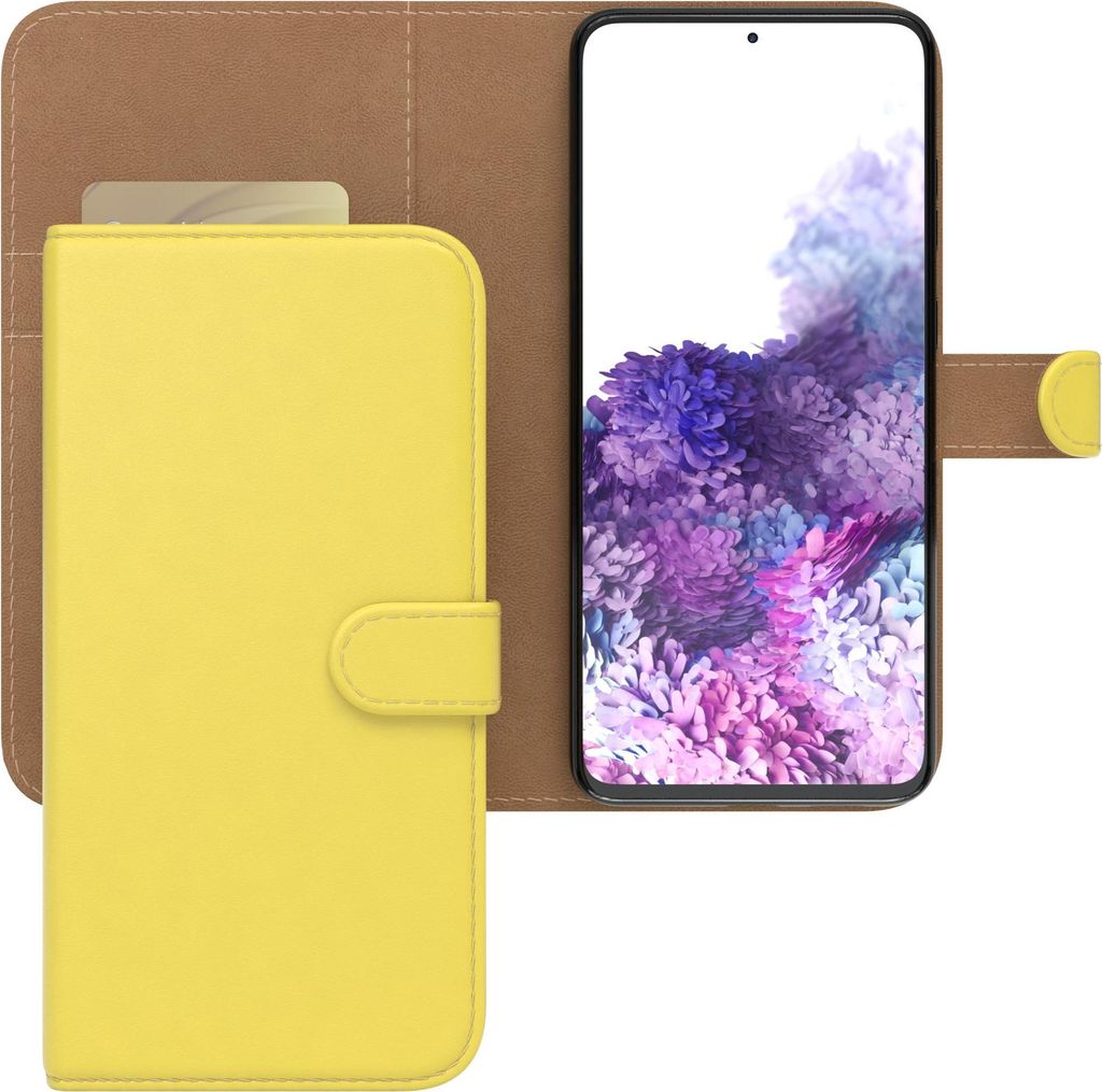 EAZY CASE Business Hülle für Samsung Galaxy S20 Plus / S20 Plus 5G klappbar, Premium Kunstleder Handyhülle mit Kartenfach