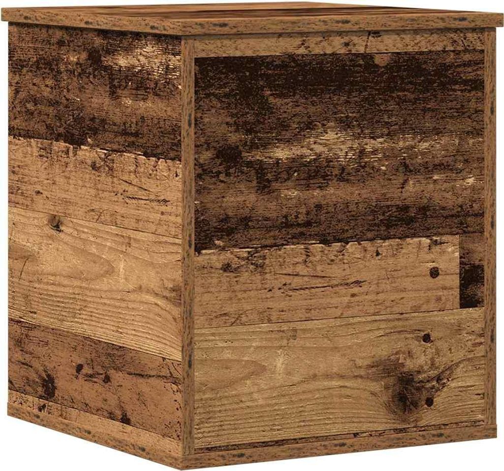 vidaXL Aufbewahrungsbox Altholz 40 x 42 x 46 cm Holzwerkstoff