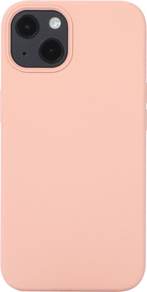 Mobigear Rubber Touch iPhone 14 Pro Silikon Hülle Backcover - Sand Pink