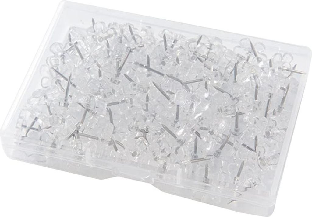 100 Stück Reißnägel für Pinnwände und Notiztafeln - Klein und praktisch