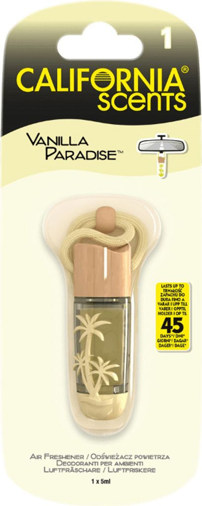 California Scents Fiala appesa Vanilla Paradise vůně do Immagine del prodotto 