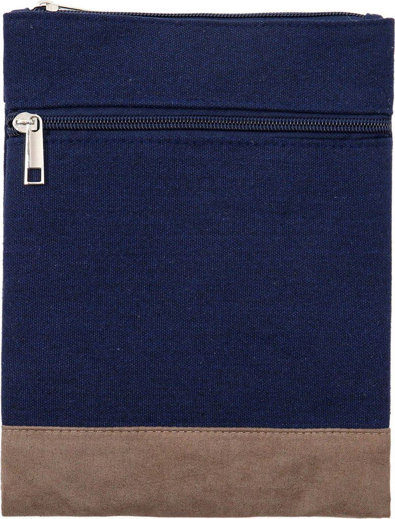 Leoberg Crossbag Tasche in verschiedenen Farben und Designs - Schultertasche aus Baumwolle in 302164-Blau-1