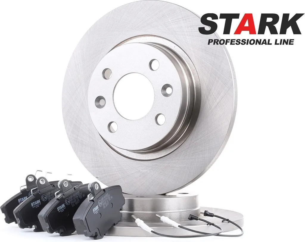 Kit disques et plaquettes STARK SKBK-1090124 OE 6000008126 pour Logan
