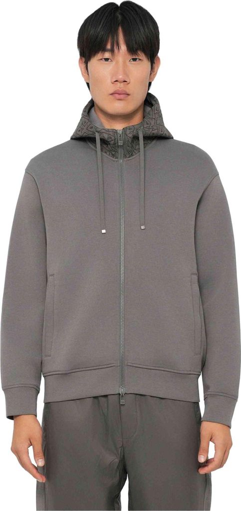 Armani Exchange Hoodie 042103100005 in DARK GULL GRAY color size large