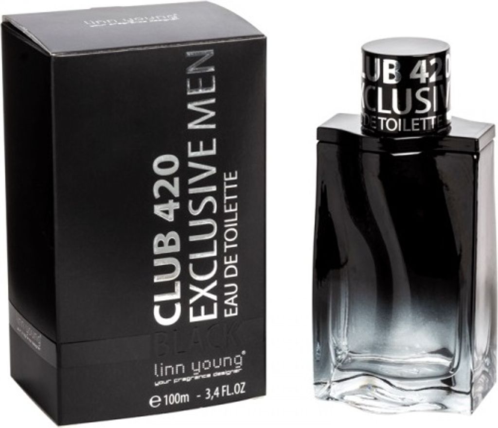 Linn Young Club 420 Exclusive Black Men Eau de Toilette, Produktbild 