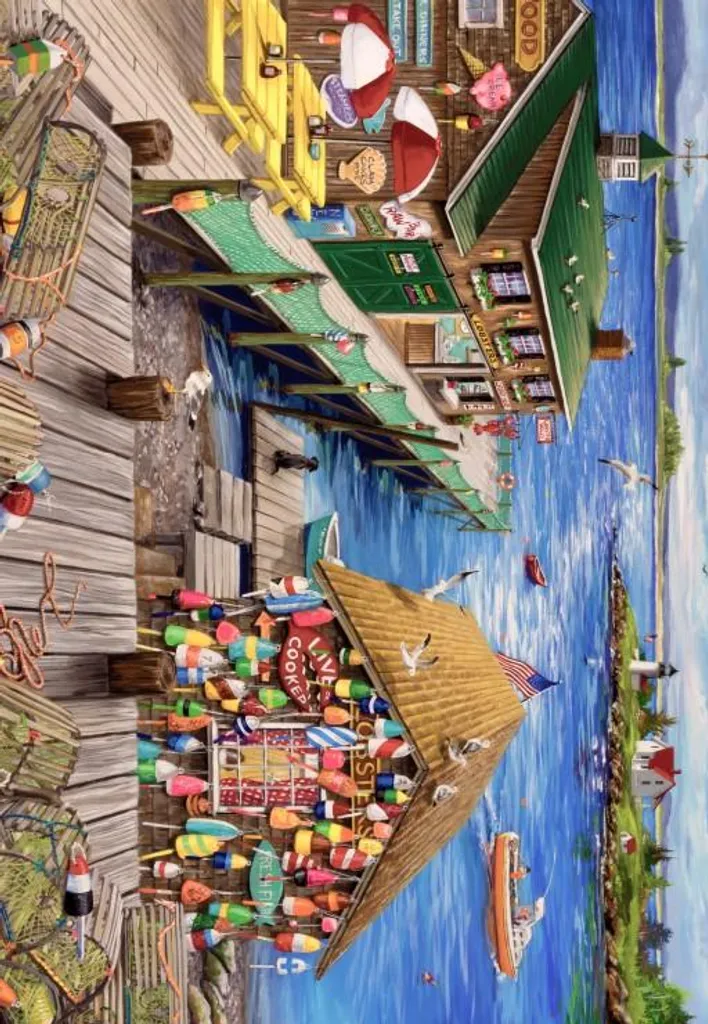 Puzzle Bluebird Lobster Shack 1000 pièces - Finition mate anti-reflet