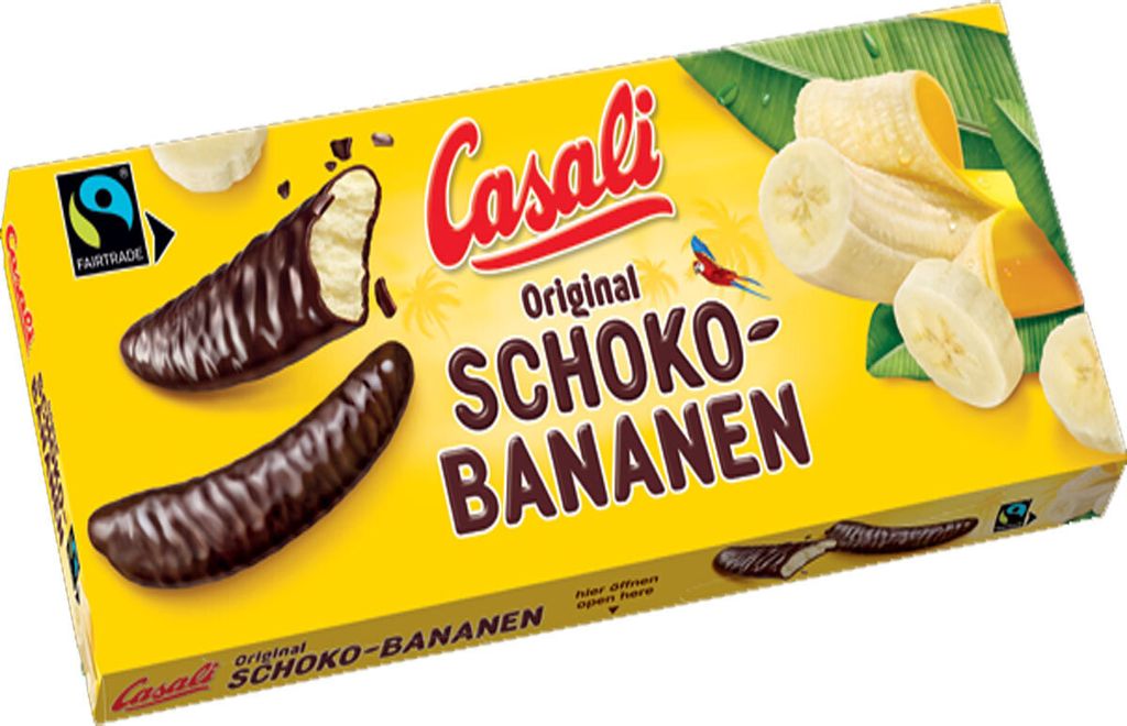 Pezzi di marshmallow alla banana Casali con copertura al Immagine del prodotto 
