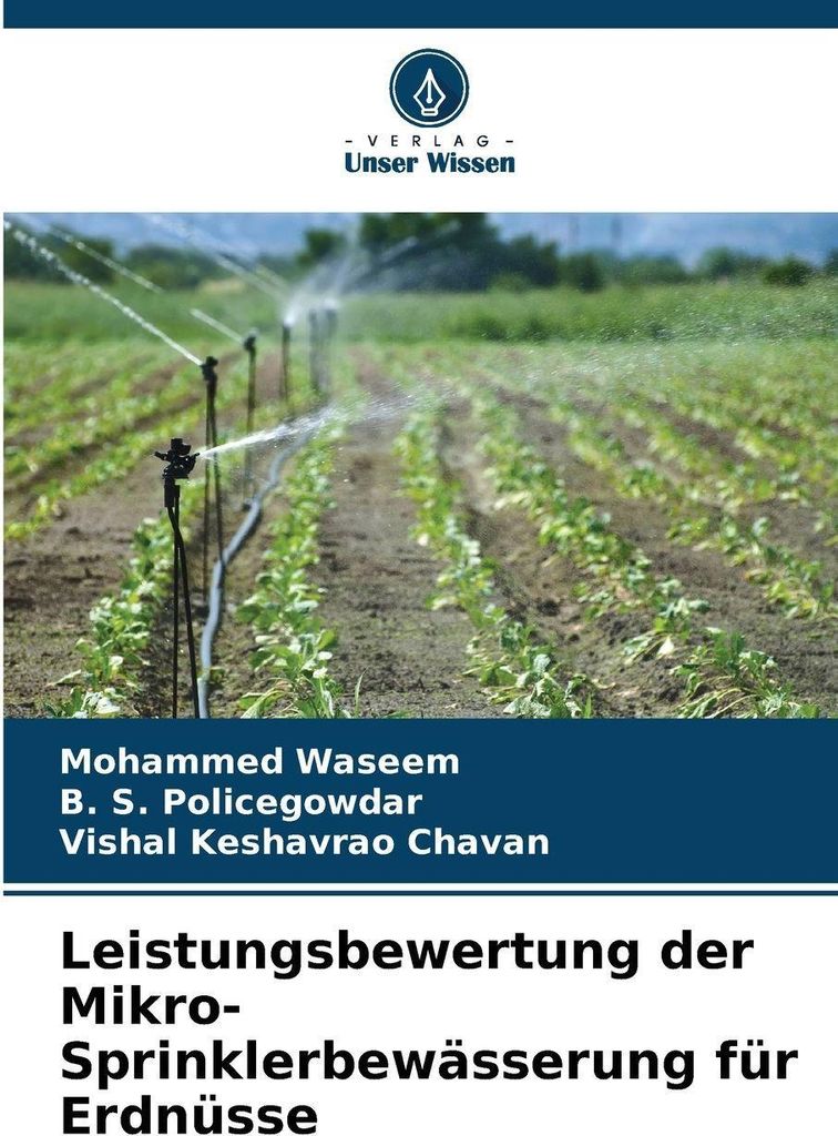 Leistungsbewertung der Mikro-Sprinklerbewässerung für Erdnüsse