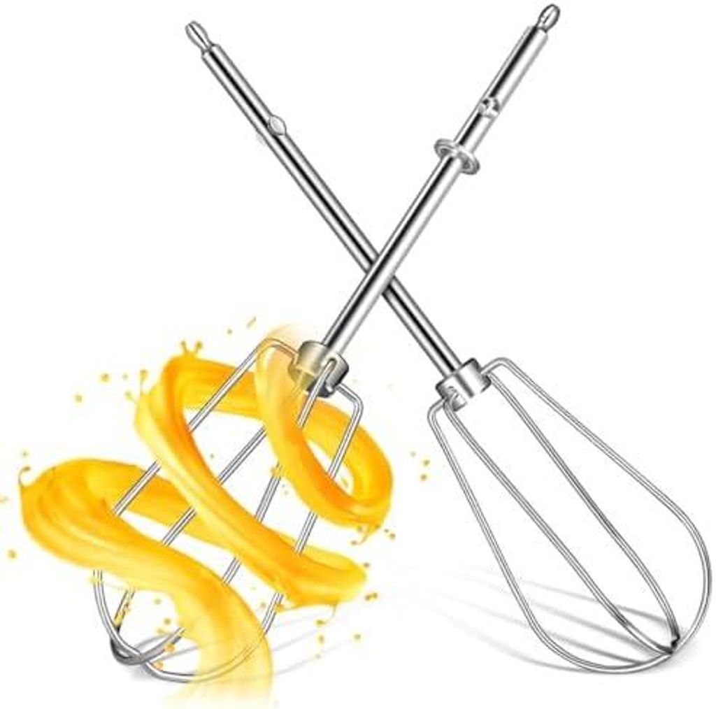 2 Stück Ersatz Rührstäbe für Handmixer aus Edelstahl Produktbild 