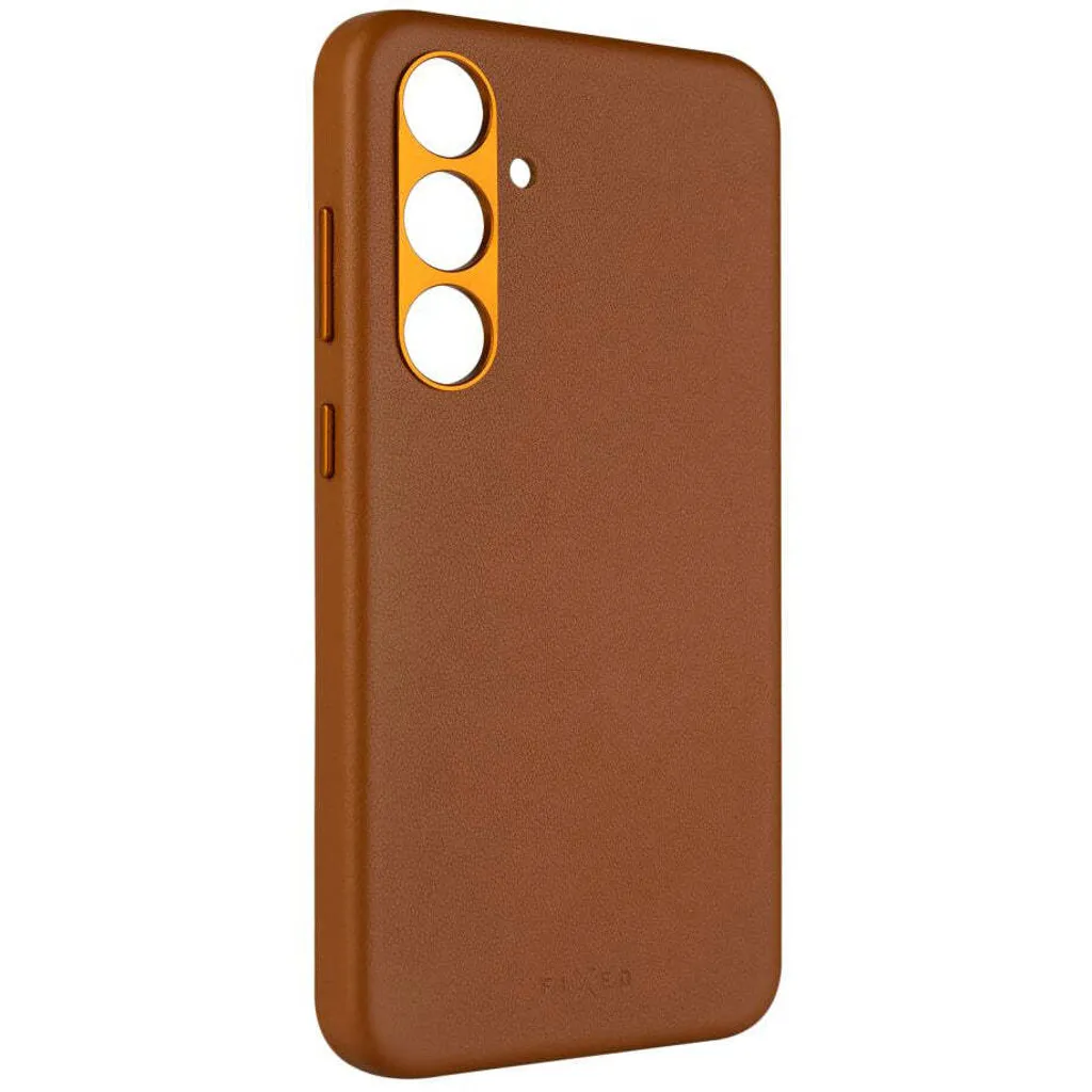 Cover protettiva per Galaxy S24 Plus, MagLeather MagSafe fisso, marrone