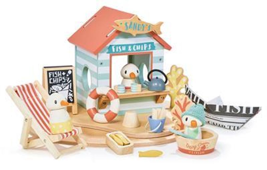 Tender Leaf Toys Sandy's Beach Hut, W kształcie domku, Zdjęcie produktu 