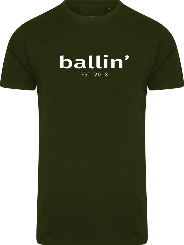 Ballin Est. 2013 Tapered Fit Shirt Grun - Große L