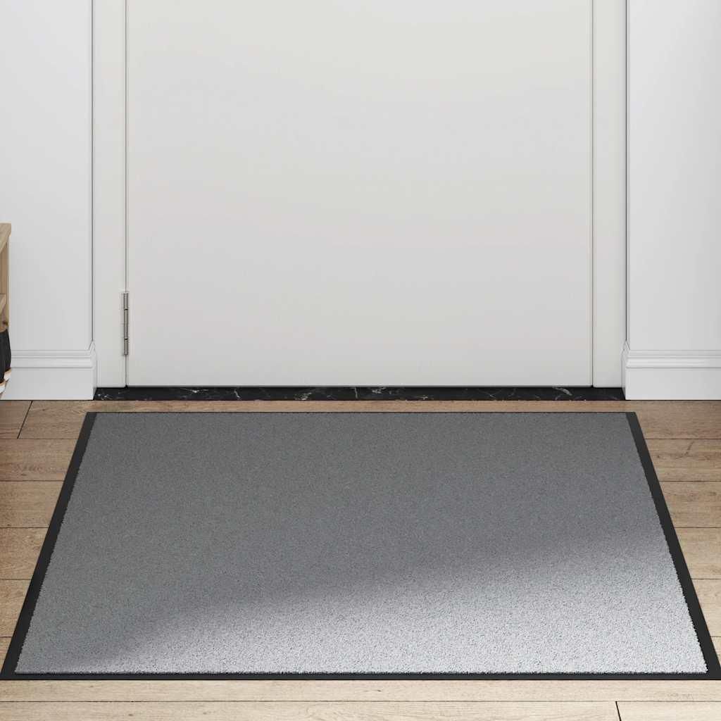 vidaXL Paillasson Gris 90x150 cm Image du produit 