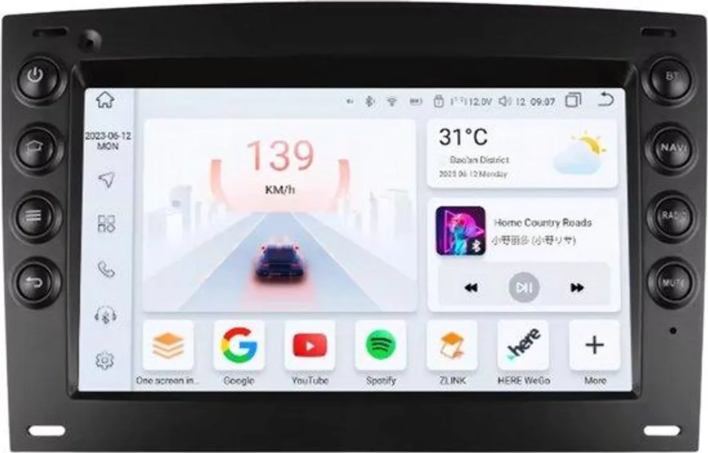Système Multimédia Android pour Renault Megane 2 avec GPS et Bluetooth