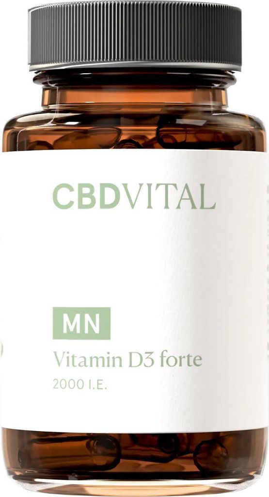 Vitamin D3 forte | Natürlich & hochdosiert | 60 Kapseln
