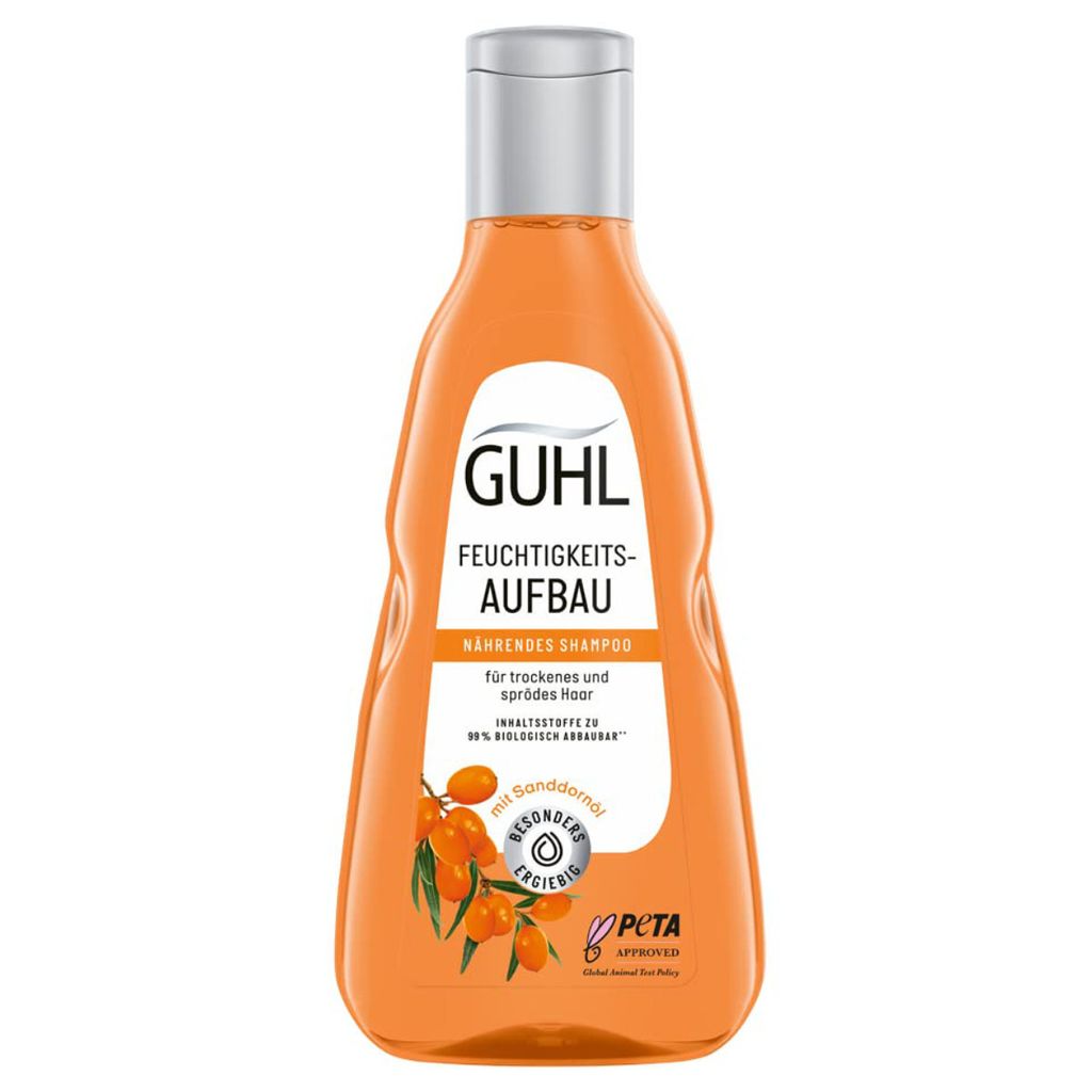 Guhl Feuchtigkeitsaufbau Shampoo für trockenes Haar 250ml 4er Pack