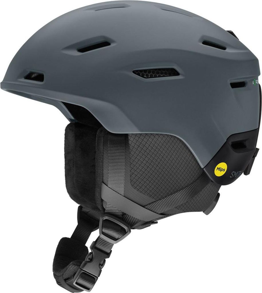 Smith Skihelm Descend Mips, Farbe:Matte Slate / Black, Helmgröße:Gr. 55-59cm