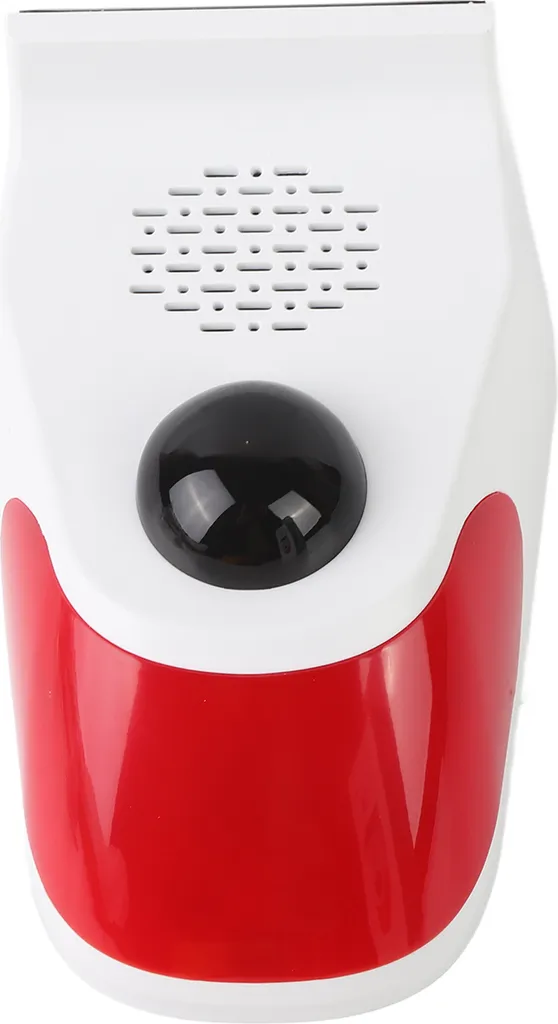 Détecteur de Présence Solaire avec Alarme Sonore et Lumineuse Réglable