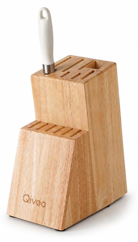 Messerblock Holz 13 Messer Unbestückt Schere Wetzstahl Produktbild 